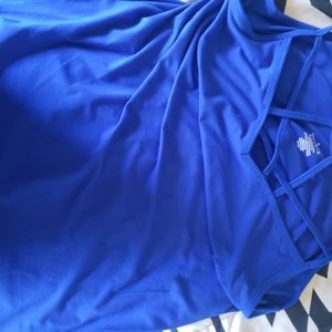 Crossed chest tank top